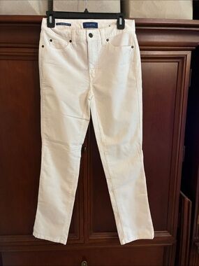 Talbots Cream Straight-Leg Jeans — Women's Classic Cut